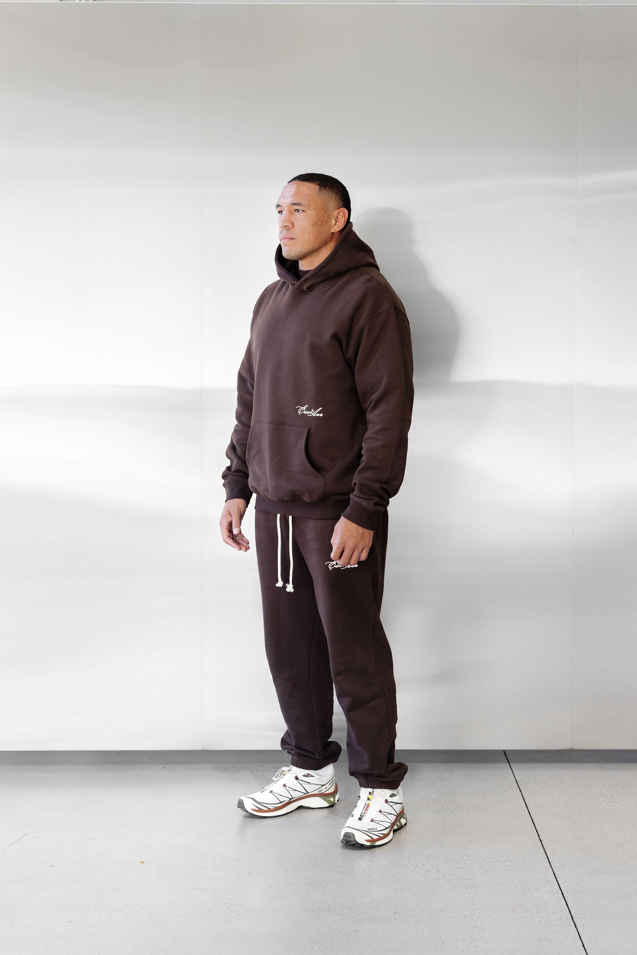 Unisex Fleece Trackpant - Chocolate