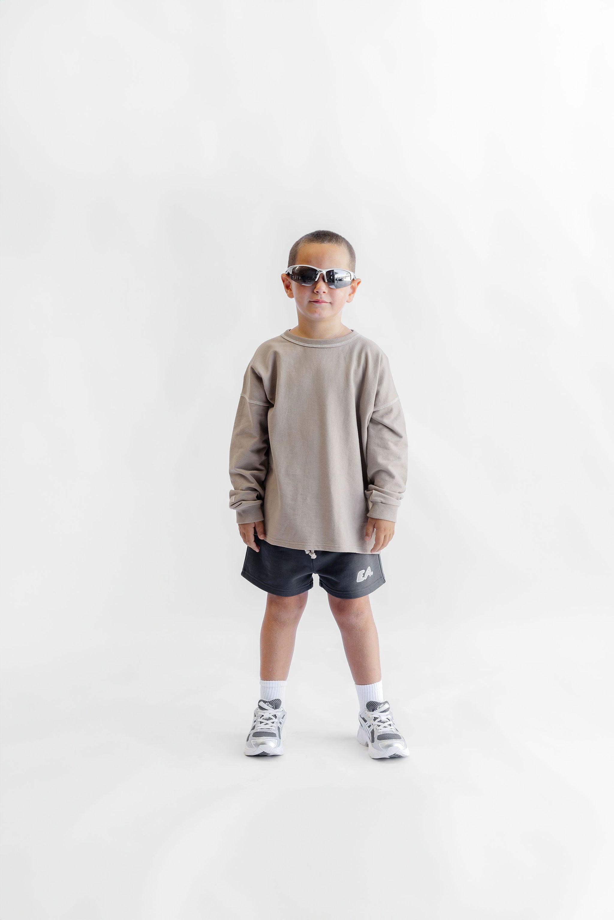 Kids Shorts - Midnight Grey