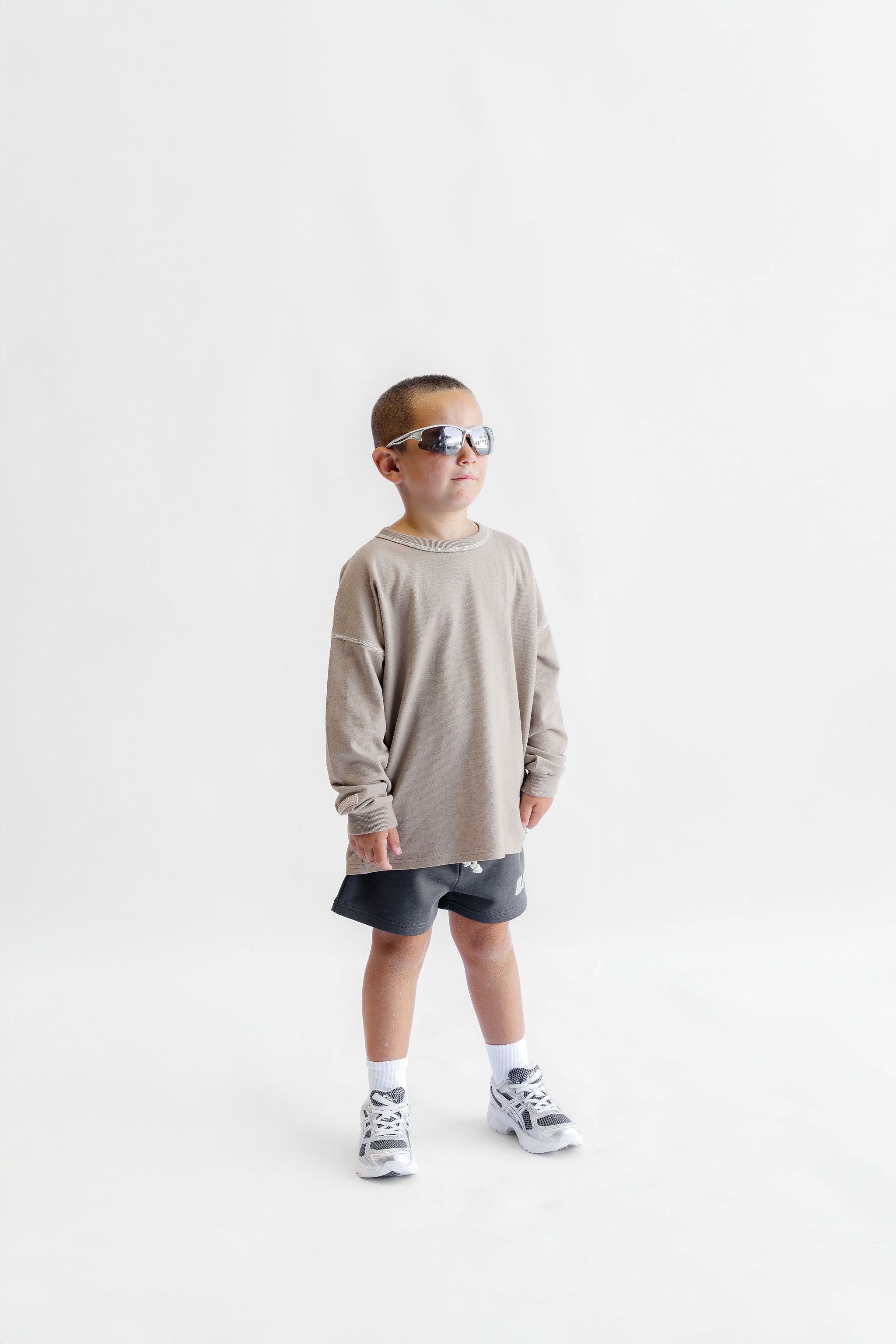 Kids Shorts - Midnight Grey