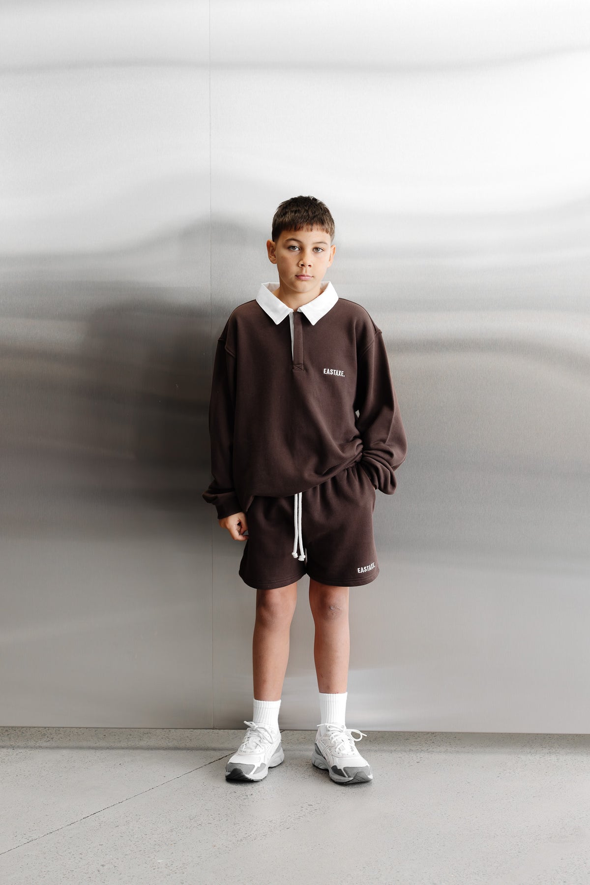 Teen Rugby Polo - Chocolate