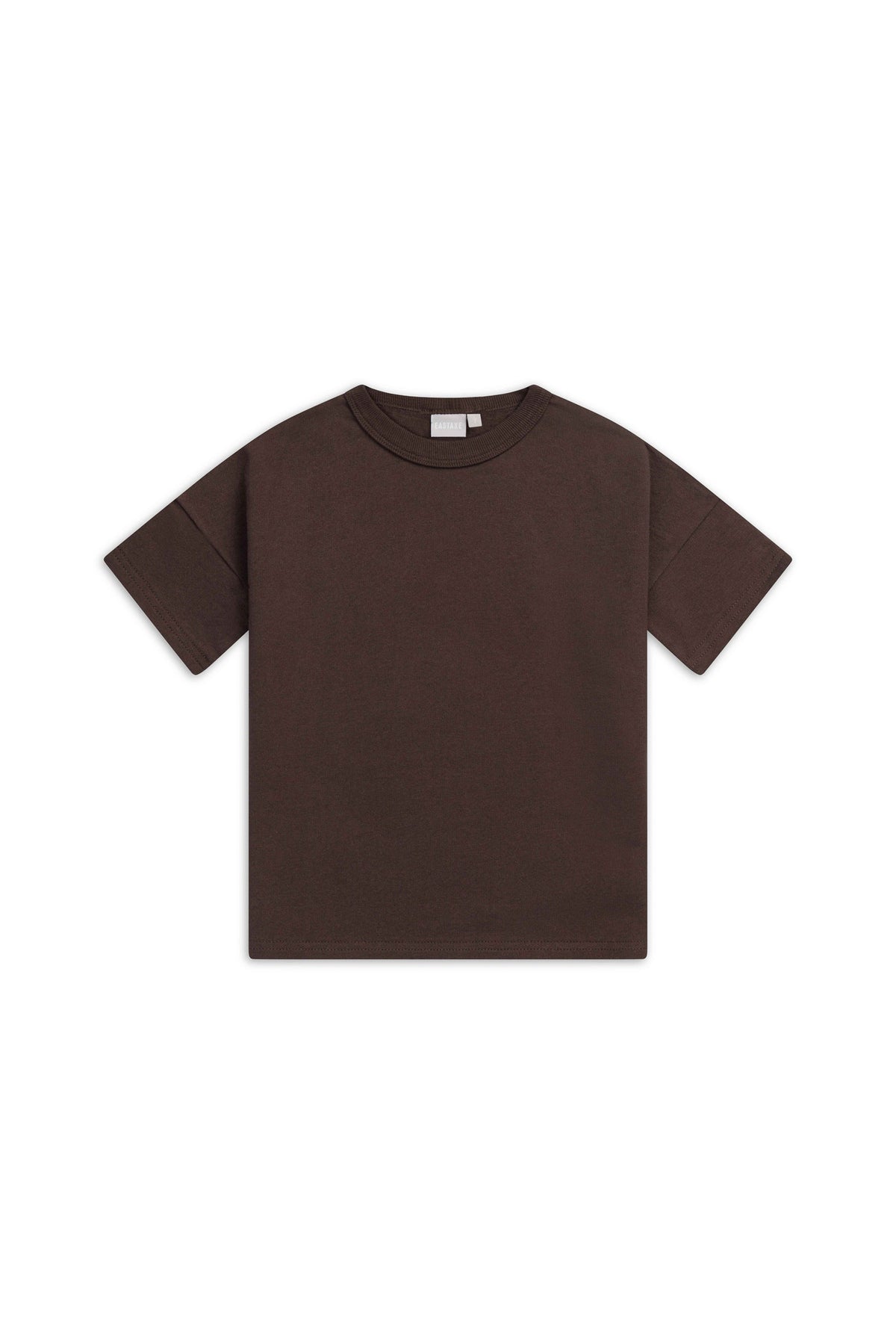 Kids Box Fit Tee - Chocolate