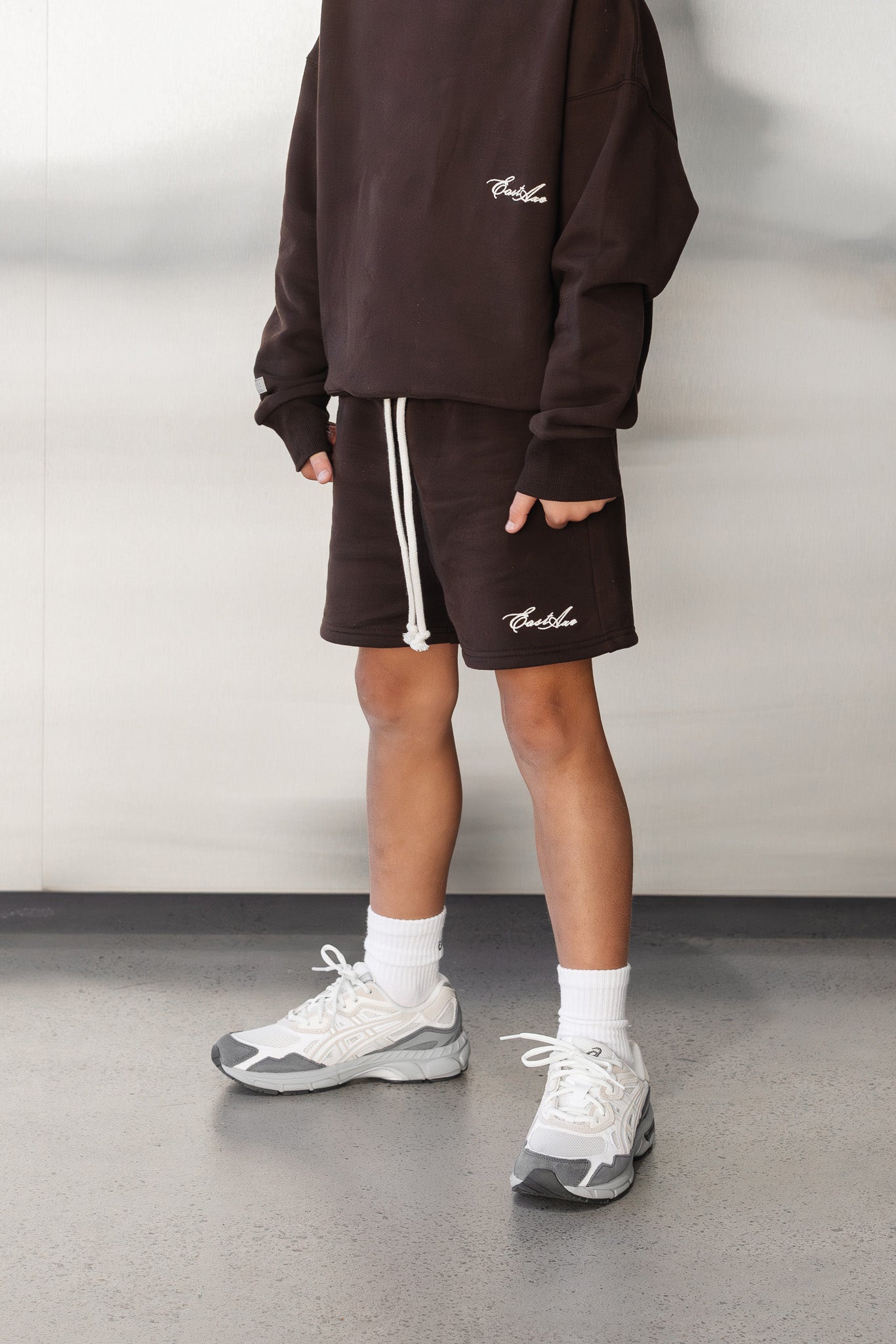 Kids Fleece Short - Chocolate