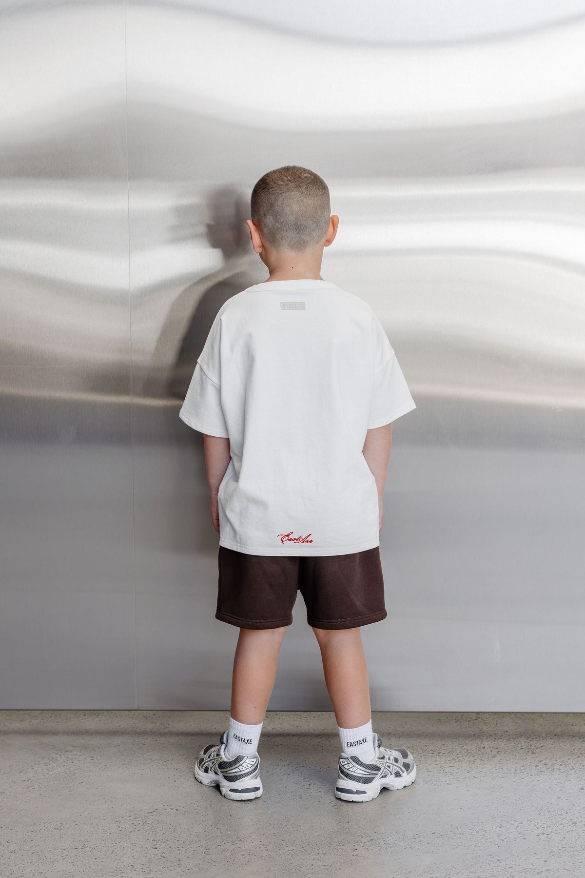 Kids Box Fit Tee - White