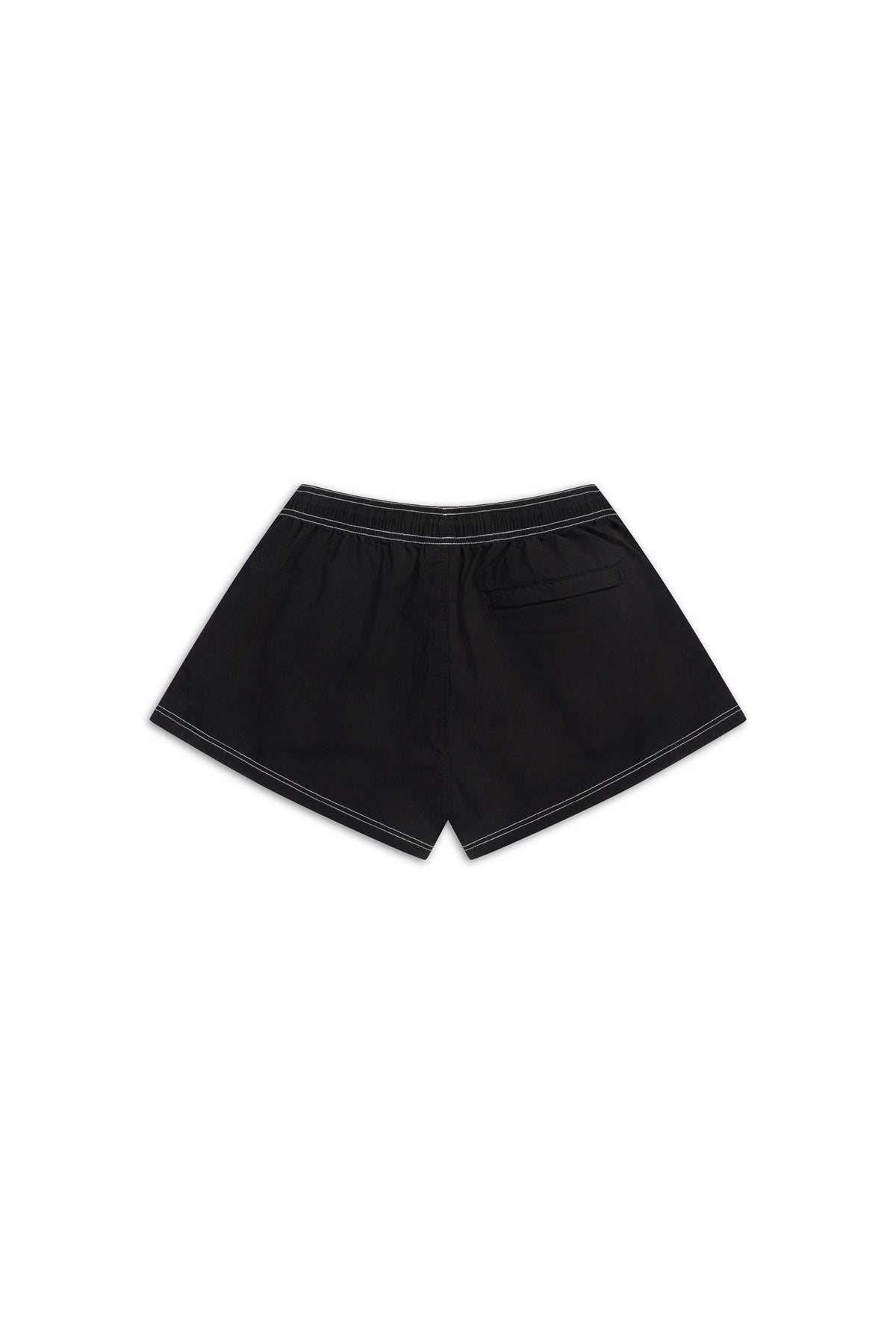 Womens High Rise Swim Shorts - Black