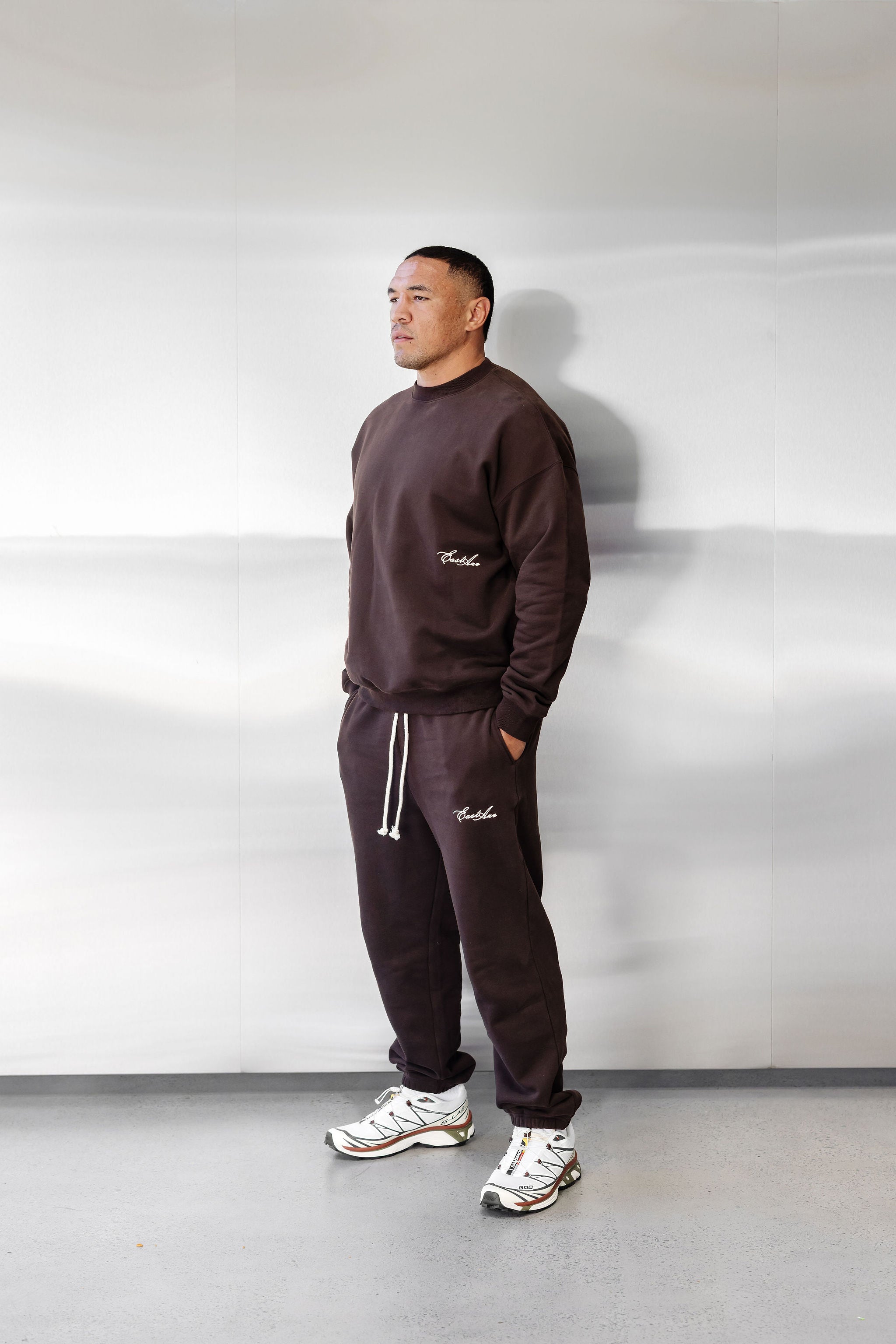 Unisex Fleece Crewneck - Chocolate