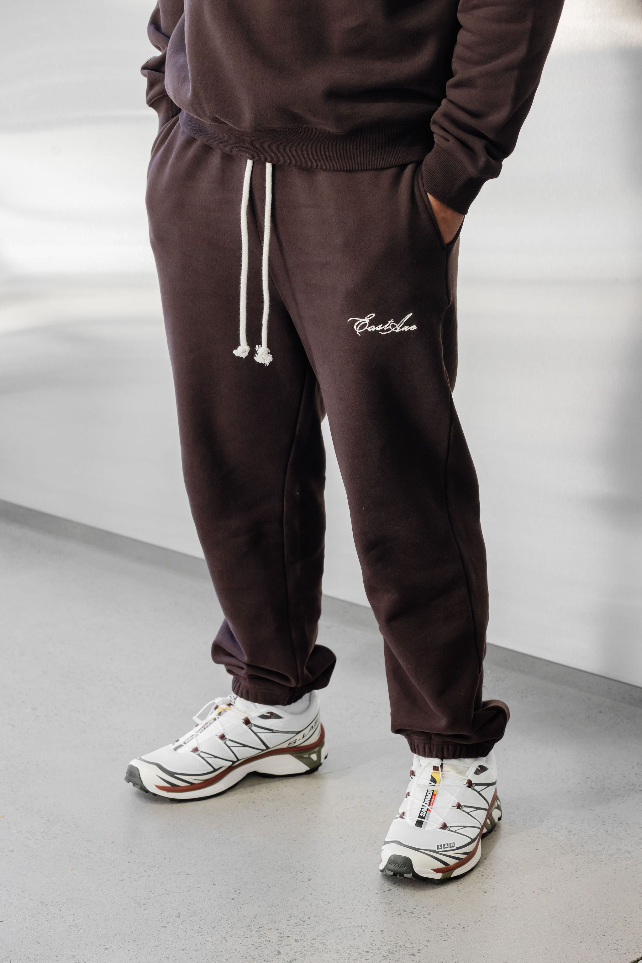 Unisex Fleece Trackpant - Chocolate