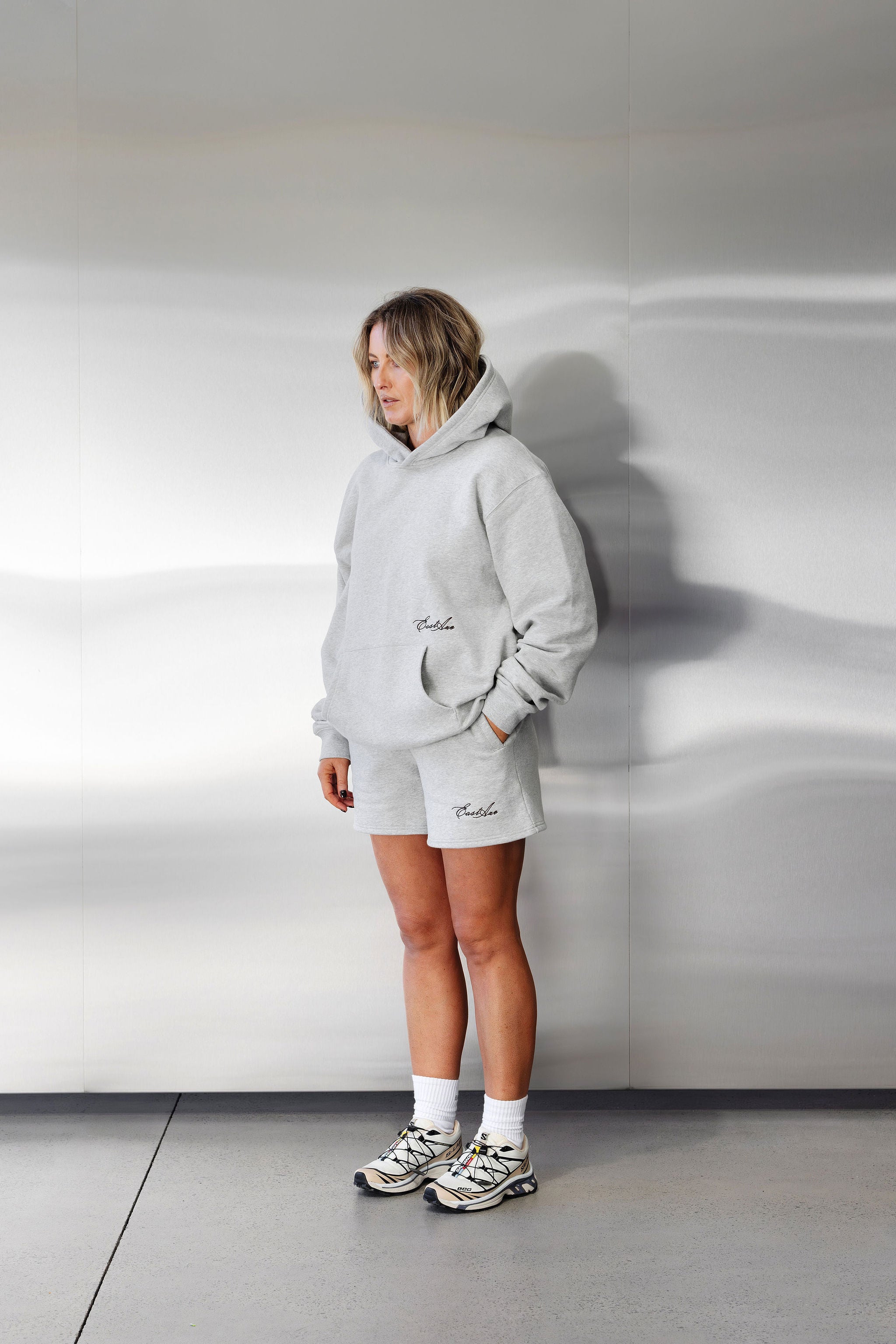 Unisex Fleece Short - Grey Marle