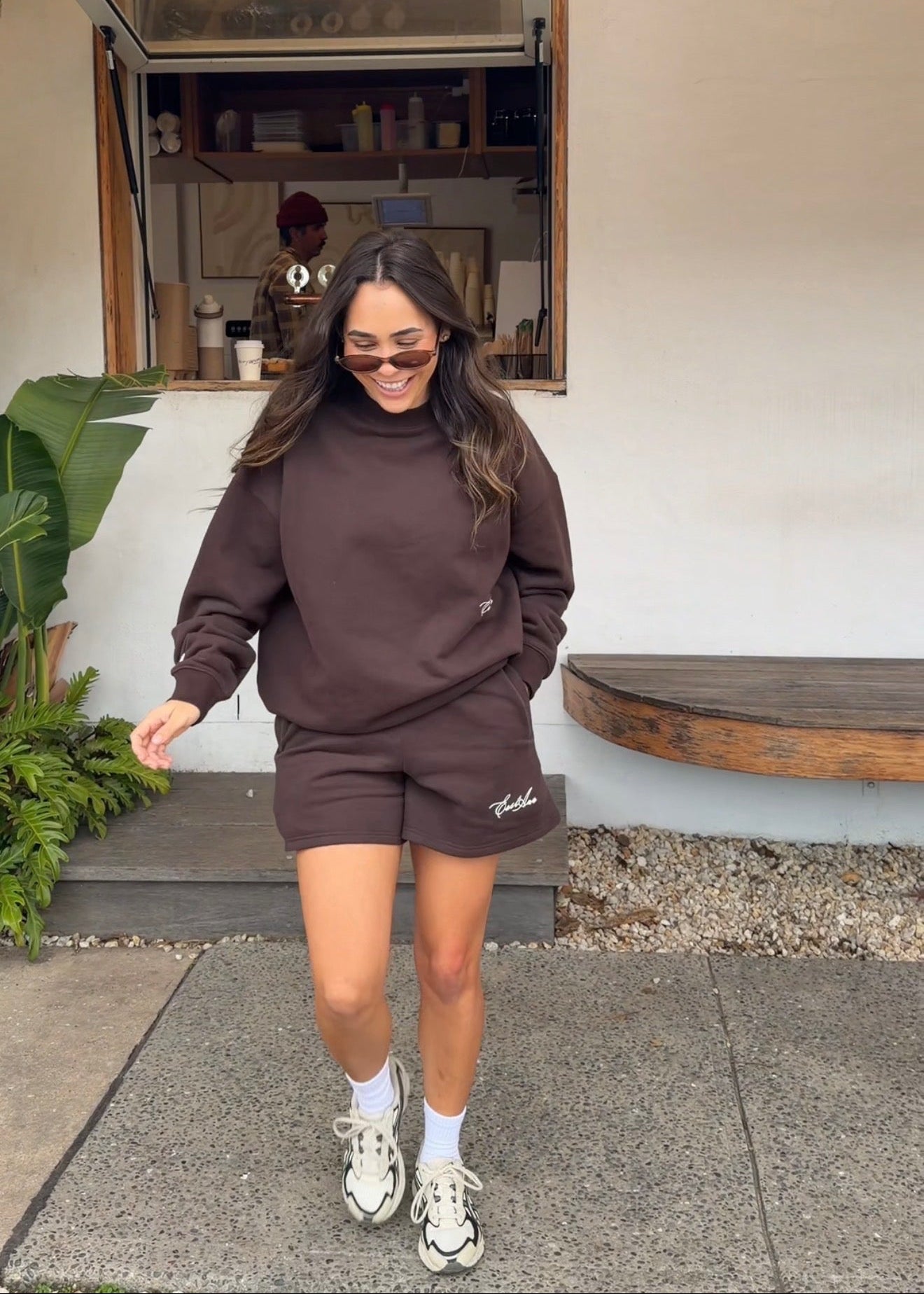 Unisex Fleece Crewneck - Chocolate