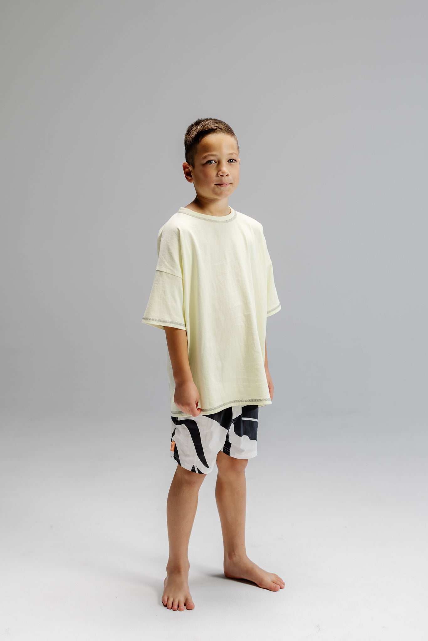 Jnr Board Short - Abstract Tropics