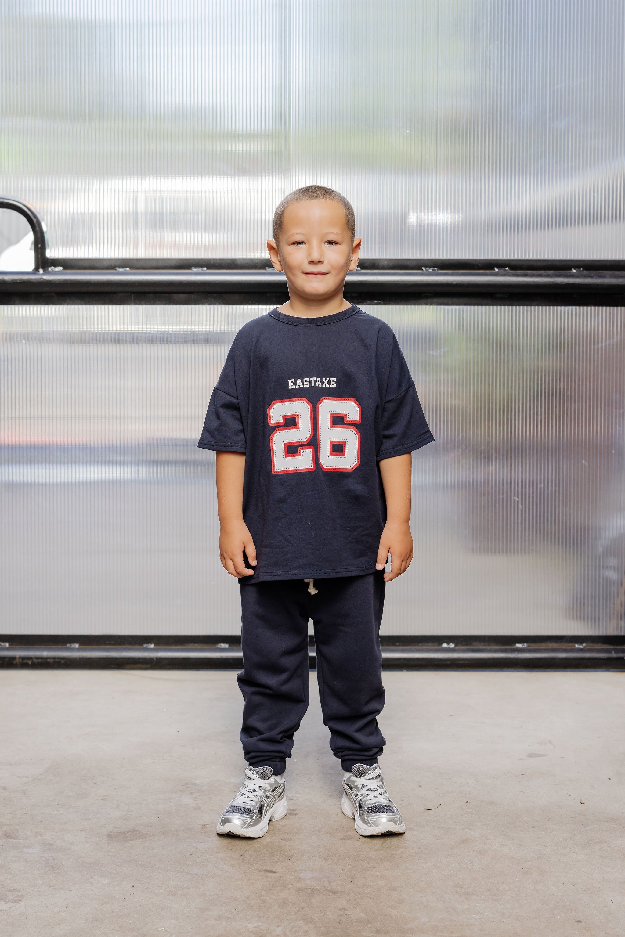 Kids 26 Tee - Navy