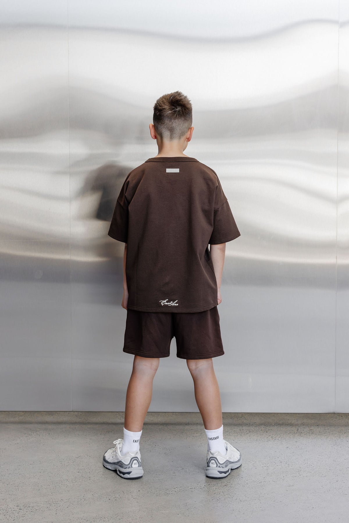 Kids Box Fit Tee - Chocolate
